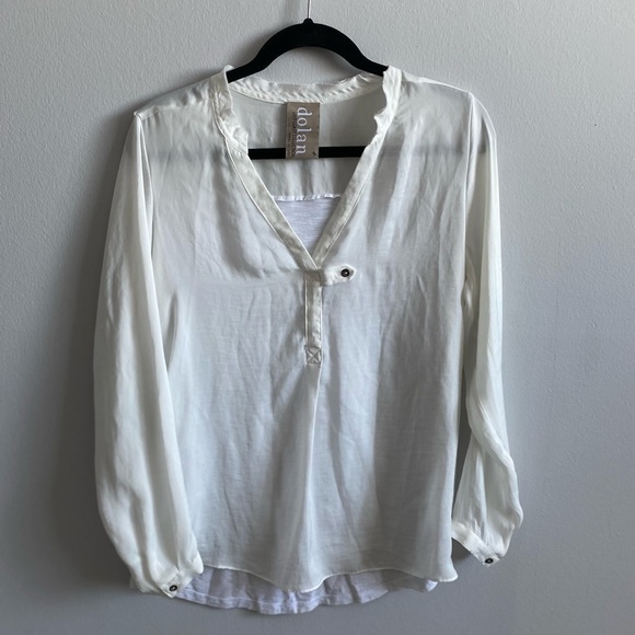 Anthropologie Tops - Anthropology / Dolan Fashion Flowy Blouse - Medium in White